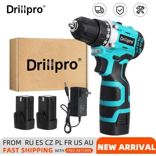 Drillro 18V Mini Cordless Electric Screwdriver Mini Wireless Drill Driver With Lithium-Ion Battery Drill Home DIY Power Tools