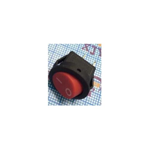 On KCD1-2 circular / Alice feet Switch Rocker Switch 2P 2nd round 2 feet below the red cap diameter 16.5M free shipping