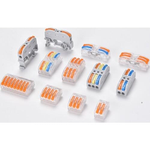 Connector Set 12v/220v Wire Connector Terminals Electrical Connectors for Auto Cables Contacts for Connectors and Equipment Home