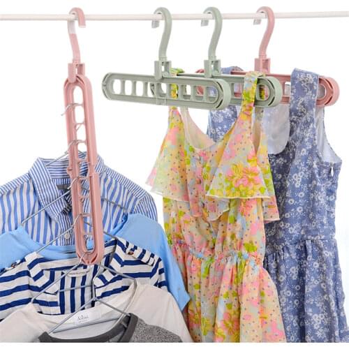 Home Storage Organization Clothes Hanger Drying Rack Plastic Scarf Clothes Hangers Storage Racks Wardrobe Storage Hanger