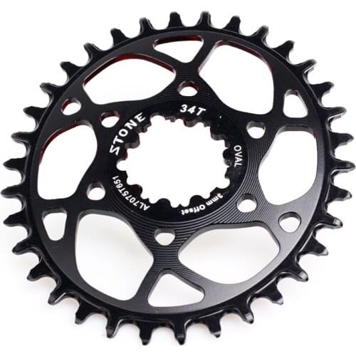 Oval chain ring 3mm Offset for DUB Boost 148 GXP Curve Adler XX1 X01 chain wheel 30 to 38T narrow width