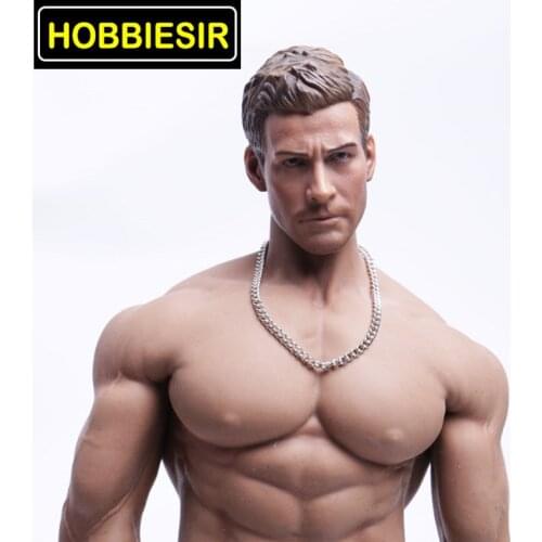 1/6 Scale Necklace Men Fashion Trend Big Gold Chain Male Metal Jewelry necklace Toy for 12" Action Figure Body Accessory