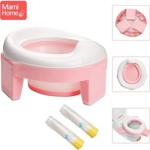 Toilet bowl Portable Potty Seat for Kids Travel Foldable Training Toilet Chair for Toddler Toilet Potty Training Seat for Toddle