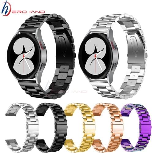 Stainless Steel Straps For Samsung Galaxy Watch 4 Classic 46mm 42mm Metal Bracelet For Galaxy Watch4 44mm 40mm Correa Wristband