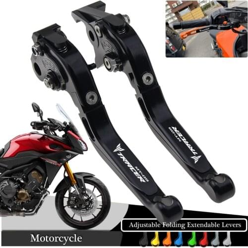 Brake Clutch Levers for YAMAHA MT 09 Tracer 2018 MT 09 2017 MT09 2014 Motorcycle Accessories Folding Extendable 900 Levier Moto