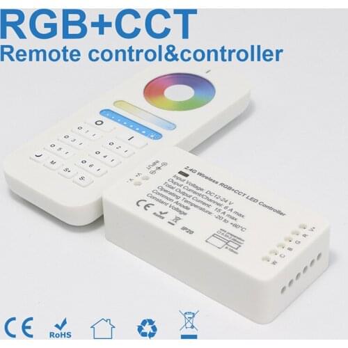 LED strip RGB / RGBW controller 2.4G wireless DC12-24V touch RF remote control for RGB / RGBW LED strip rgbw controller led