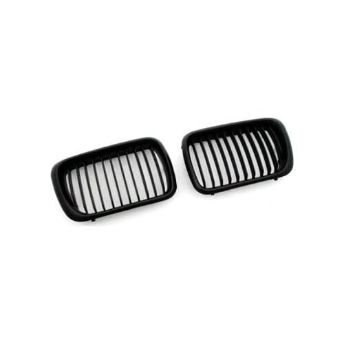 High Quality Car Accessory Matt Black Sport Style Front Grille Replacement for BMW E36 3 Series