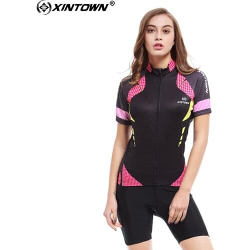 XINTOWN Cycling Sets Women Bike Cycling Clothing Women Pro Team Bicycle Clothes Mtb jersey Cycling Jerseys sets Ciclismo Ropa