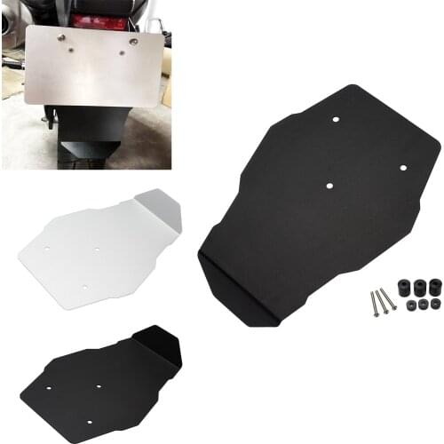 Motorcycle Aluminum Rear Fender Number Plate Splash Guard License Plate Holder For BMW F800GS 2014 2015 2016 2017 Black Silver