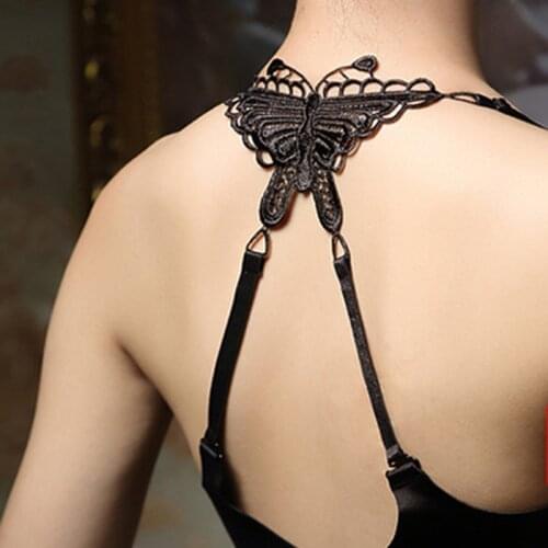 Lace Bra Straps Sexy Intimate Accessories Shoulder Girdle Flower Underwear Straps Sexy Backless Cross Flower Invisible Straps