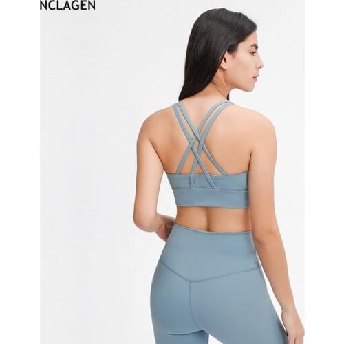 2021 Spring Summer Mesh Sports Push-up Bra Workout Underwear Women High Impact Gym Running Sexy Solid Color Crop Top Fitness
