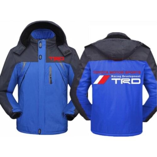 2021 Winter Toyota Motor Sport TRD Car Logo Jacket Thicken Windbreaker Waterproof Warm Outdoor Couples Mountaineering Coat g