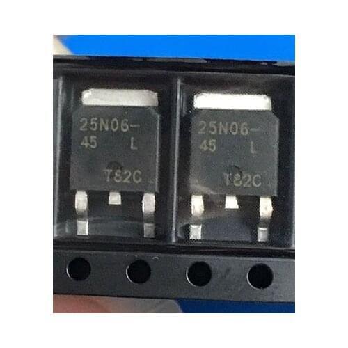 10PCS SUD25N06-45L-E3 SUD25N06-45L SUD25N06 25N06 automotive computer chip transistor car IC
