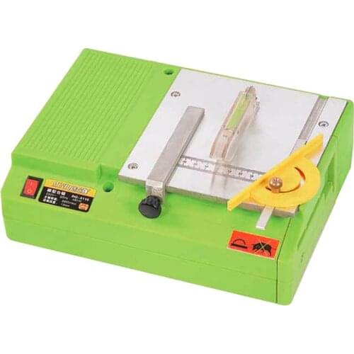 220V Mini Table Saw Handmade Woodworking Bench Lathe Wood Cutting Machine Electric Polisher Grinder DIY Circular Cutting Blade