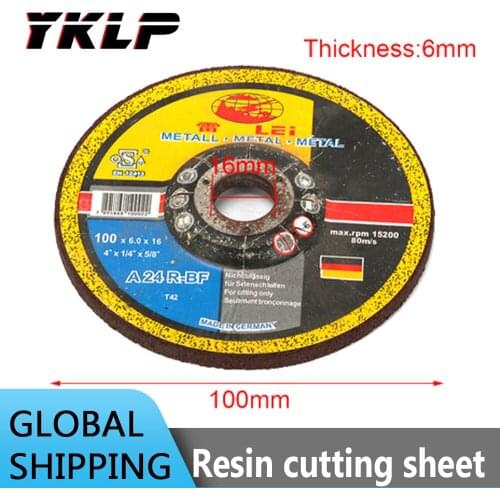 4" Resin Cutting Disc Wheel Angle Grinder Tools for Carbon Removal 16mm Bore
