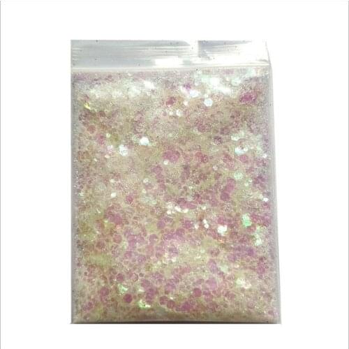 5g/Bag 0.2-2mm Mix Size Nail Glitter Powder Sequin Super Shinny Colorful Chameleon Sequins For 3D Manicure Decoration