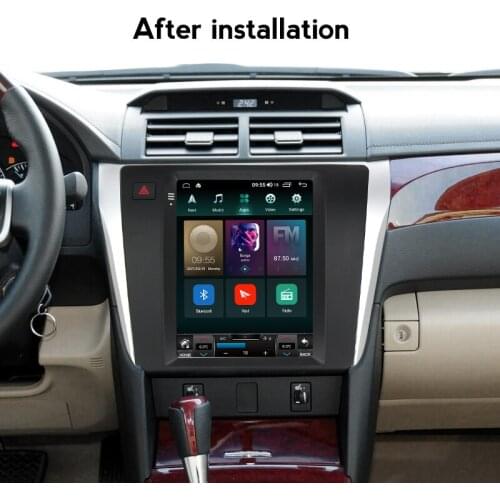 Android 11 8Core Car Radio For Toyota Camry 2012-2016 Car Multimedia System Player GPS Navigation Vertical Screen Tesla Style