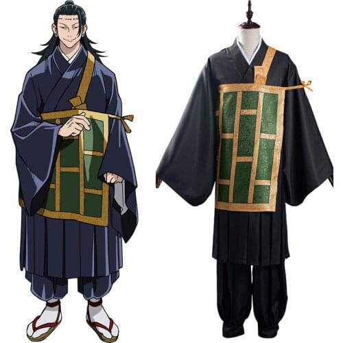 Anime Jujutsu Kaisen Cosplay Suguru Getou Costume Japanese Taoist Priest Uniform Outfits Halloween Christmas Costumes