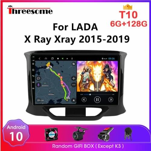 Android 10 4G WiFi Car Radio Multimedia Video Player For LADA X Ray Xray 2015 2016-2019 2 Din Navigation GPS autoradio Head Unit
