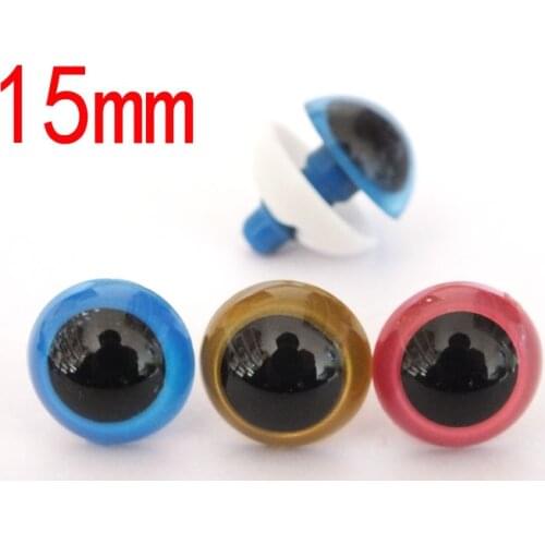 30pairs blue/gold and pink color per color 10pairs---15mm safety eyes