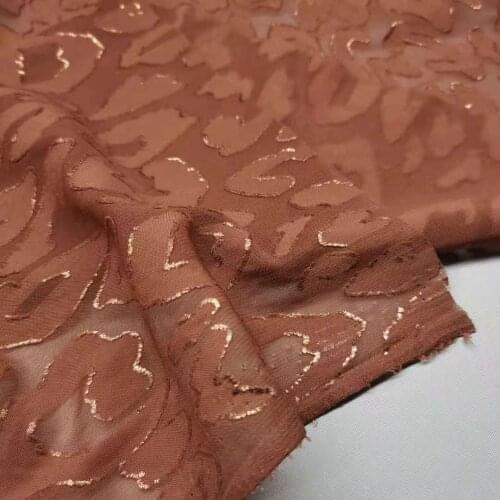 Fabric Swissdot Metallic Shiny Jacquard Chiffon Shirt Dress Material