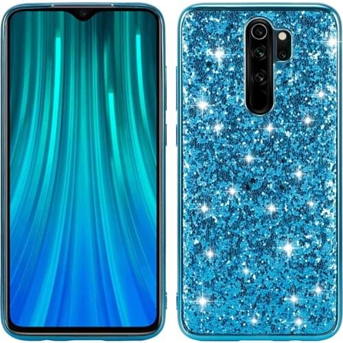 Bling Glitter Crystal Sequins Phone Case For Xiaomi Redmi Note 8 Pro K20 Silicone Soft TPU Cover Fundas For Redmi Note 7 Shell