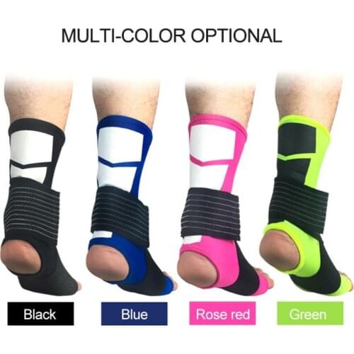 1PCS 3D Fitness Sport Ankle Brace Protector Compression Ankle Support Pad Elastic Nylon Strap Brace for Football Basketball 7