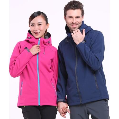 Fleece Soft Shell Hiking Jacket Men Women Waterproof Windproof Warm Skiing Coat Trekking Camping Climbing Outdoor Jackets