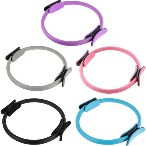 Yoga Circle Dual Grip Yoga Pilates Ring Body Building Training Circle Fitness Circle Gym Lose Weight Equipment Workout Pilates