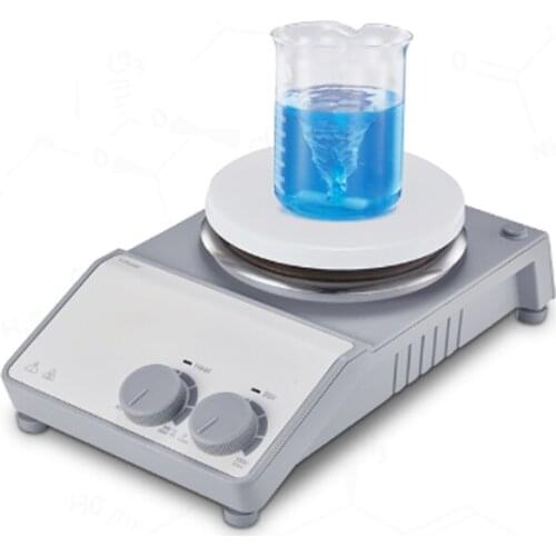 1500rpm Hotplate Magnetic Stirrer Max Stirring 20L Ceramic Coated Heating Temperature 340°C Magnetic Mixer Laboratory Equipment