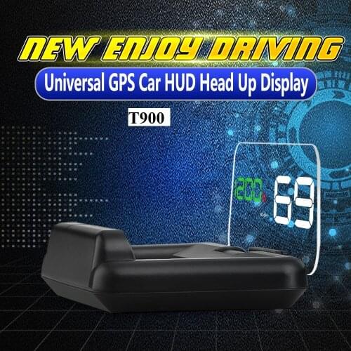 HUD Multi-functional Speedometer Tachometer Voltage Water Temp Car Head Up Display Digital With Alarm Driving Fatigue Projector