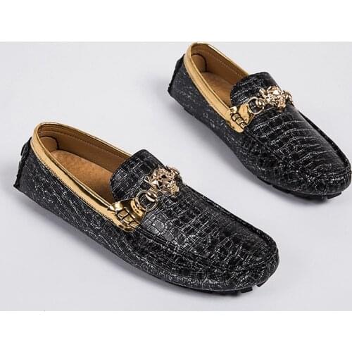 Soft Shoes For Men Mens Shoes Moccasins Fashion Summer Casual Trend Men Leather Loafers Walking Mens Hot Sale Trending Causal