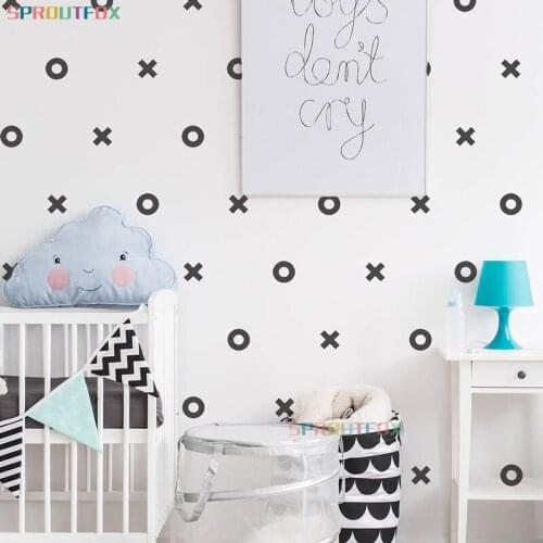 Decal Wallpaper "XO" Wall Sticker for Boy babys Room Home Decoration Creative Cool Bedroom Art Childs Decals