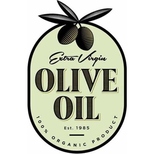 SZWL for Olive Oil Logo Label Food Product Design Fine Decal Vinyl Waterproof Car Sticker Automobile Decoration,13cm*8cm