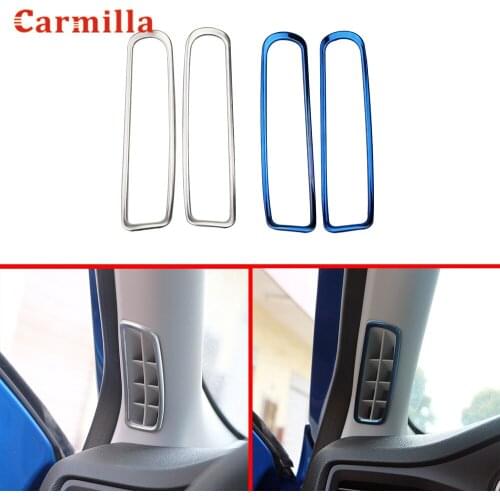 Car Air Vent Trim for Ford Focus 2019 2020 Front Air Conditioning Vent Outlet Cover Decoration Trim Stickers Accessories