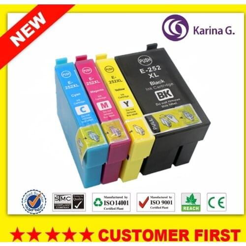 252xl Compatible ink cartridge for T252 T252XL T2521 For epson WorkForce WF-3620 WF-3640 WF-7610 WF7620 7110 3620 3640 7620 etc