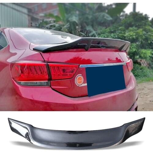 Car Trunk Spoiler Carbon Fiber FRP Auto Rear Trunk Wing R Style Refit Accessories Spoiler For Honda Accord Euro MK8 2015-2017