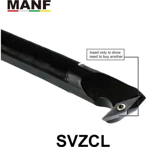 MANF Turning Tools Lathe Tools 16mm S16Q-SVZCL11 CNC Lathe Tools Clamp Locked Tools Internal Turning Tool Holder