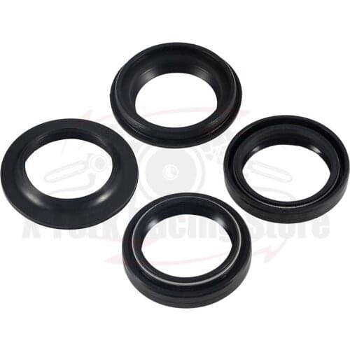Fork Oil Sealsx2pcs & Dust Sealsx2pcs For Yamaha TZR125 1987-1992 1988 1989 1990 1991