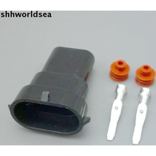 Worldgolden 5/30/100sets Kit H8 H10 H11 foglight connector male socket kit