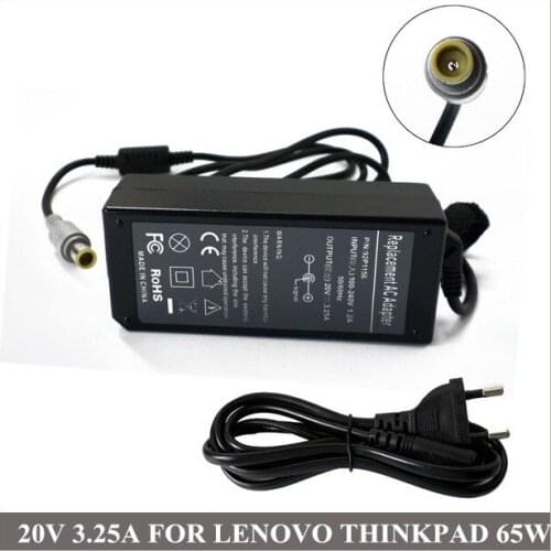 20V 3.25A 65W Notebook AC Adapter Charger For Laptop Lenovo IBM ThinkPad R60 92P1155 92P1156 92P1157 92P1159 E220 E220s
