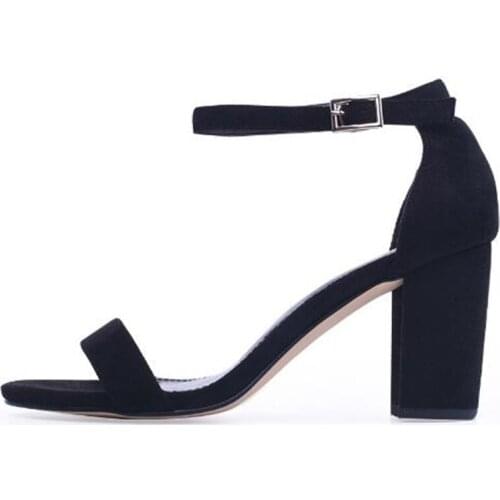 Women Sandals Ankle Strap Heeled Sandals Summer Gladiator Shoes Woman Chunky Heels for Women Open Toe Party Dress Sandal