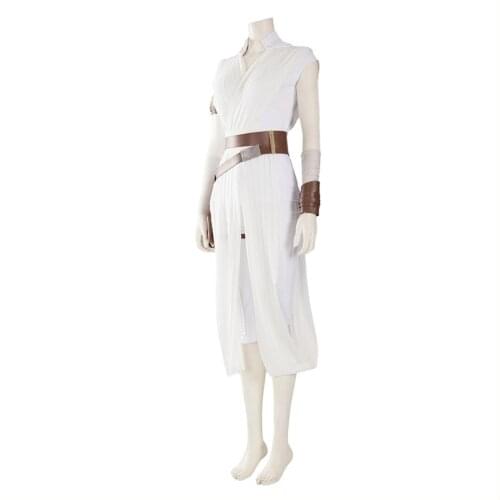 Star Cosplay Wars 9 Cosplay Costume Rey Cosplay Adult Women Uniform Outfit Halloween Carnival Costume
