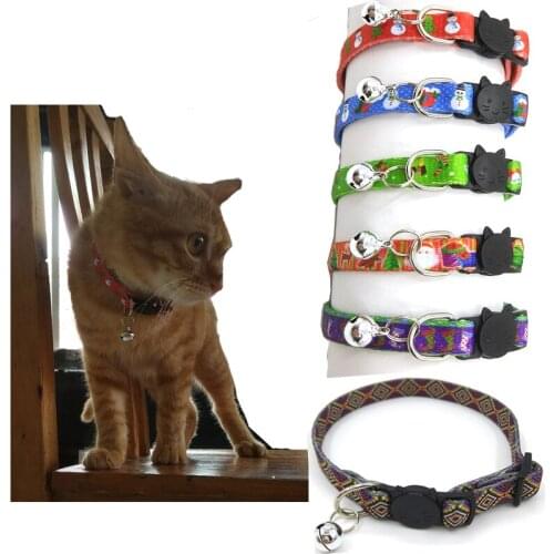Pet supplies kitten puppy collar cute Charme Print cat collar bell cat collar personalized