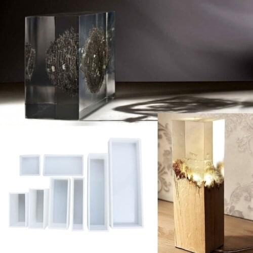 1 Pc Super Large Rectangular Silicone Molds Soap Loaf Resin Casting Mold Handmade 3D Rectangle Resin Art Mould Craft Tools
