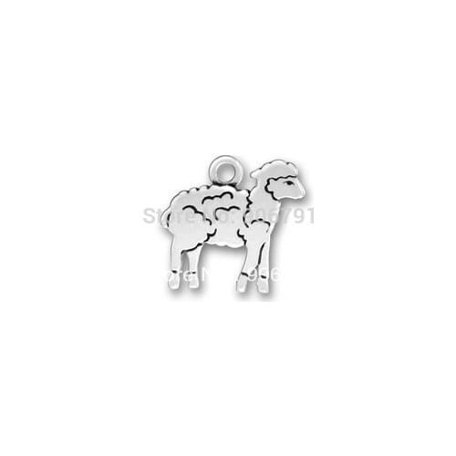 100pcs a lot 2013 fashional anti-silver color Lamb Charm