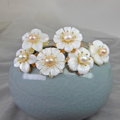 12pc Shell Flower Bridal Hair Pin Freshwater Pearl Hair Pins Wedding Hair Accessories Hairpin Pince Cheveux Femme WIGO1493