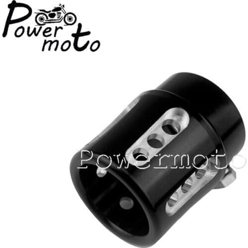 6061-T6 Aluminum 1.75" Exhaust Tip 1-3/4" Silencer Pipe Tips Cap for Harley CafeRacer Chopper Bobber