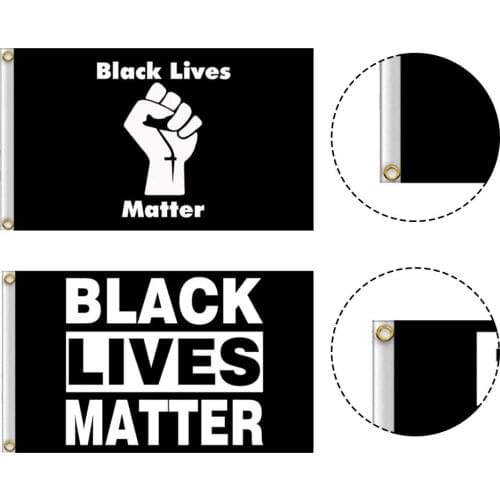 90x150cm BLACK LIVES MATTER Flag Banner Supplies