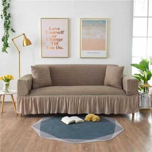 Euro Jacquard Sofa Covers With Skirt Couch Covers For Sofas Furniture Sofa Slipcovers Elastic Sofa Covers For Living Room